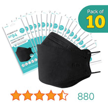 Load image into Gallery viewer, [10PCS] KN Flax KF94 BLK Mask | Made in Korea | FDA Registered