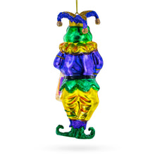 Load image into Gallery viewer, Frog Jester Glass Christmas Ornament