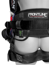 Load image into Gallery viewer, Frontline 110CTB-AM American Style Full Body Harness with Aluminum Hardware and Suspension Trauma Straps S