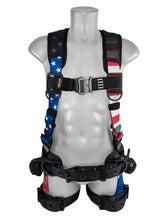 Load image into Gallery viewer, Frontline 110CTB-AM American Style Full Body Harness with Aluminum Hardware and Suspension Trauma Straps M/L