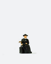 Load image into Gallery viewer, Preiser 28105 HO Scale Reverend Waiting for Train
