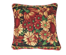 Load image into Gallery viewer, DaDa Bedding Set of 4 Pieces - Autumn Harvest Halloween &amp; Christmas Ornaments Holiday Tapestry Throw Pillow Covers Bundle Pack - 16" x 16"