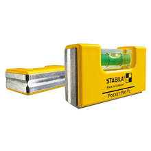 Load image into Gallery viewer, Stabila 11901 Pocket Level Pro w/ Holder