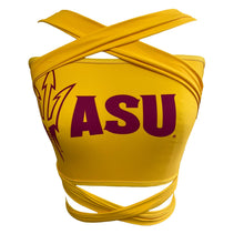 Load image into Gallery viewer, Arizona State ASU Yellow Multi Way Bandeau Top