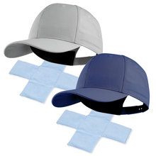 Load image into Gallery viewer, POWERCAP ICE Baseball Hat – Instant Cooling with Reusable Ice Packs UPF 50 Protection