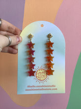 Load image into Gallery viewer, Glimmering Statement Star Earrings