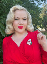 Load image into Gallery viewer, Jolly Jingler Mini Elf Mug Brooch by Lipstick &amp; Chrome