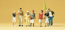 Load image into Gallery viewer, Preiser 10455 HO Scale Spectators -- Guide w/Tourists