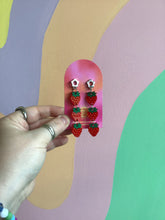 Load image into Gallery viewer, Three Tier Strawberry Dangles