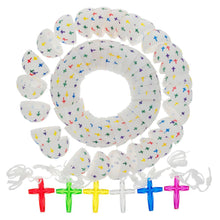 Load image into Gallery viewer, Set of 25 Religious Plastic Easter Eggs with Cross