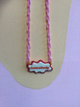 Load image into Gallery viewer, Acrylic Word Colorful Necklace