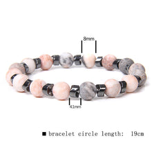 Load image into Gallery viewer, Ocean Wave Positivity Magnetic Therapy Bracelet