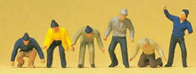 Load image into Gallery viewer, Preiser 14064 HO Scale Working People -- Workers w/Knit Caps pkg(6)