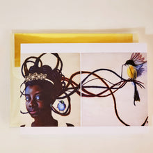 Load image into Gallery viewer, 'GAMINE NSEREWA' S. Ross Browne Greeting Card: 5x7 Frame Ready