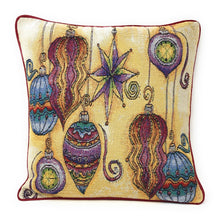 Load image into Gallery viewer, DaDa Bedding Set of 4 Pieces - Autumn Harvest Halloween &amp; Christmas Ornaments Holiday Tapestry Throw Pillow Covers Bundle Pack - 16" x 16"