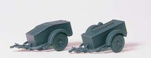 Load image into Gallery viewer, Preiser 16574 HO Scale WWII - Trailers (Plastic Kit) -- SdAnh 51 pkg(2)