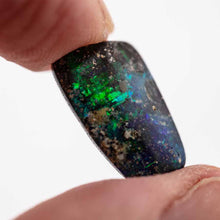 Load image into Gallery viewer, Natural Australian Boulder Opal Loose Gemstone Green&amp; Blue&amp; Purple 3.48ct