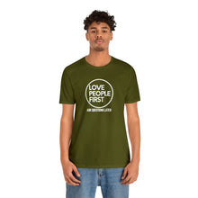 Load image into Gallery viewer, Love People First Tee (White Print)