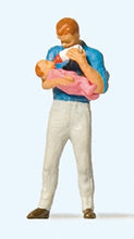 Load image into Gallery viewer, Preiser 28177 HO Scale Father w/Baby