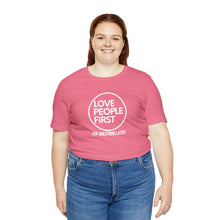 Load image into Gallery viewer, Love People First Tee (White Print)