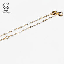 Load image into Gallery viewer, Dainty 18K Solid Yellow Gold Chain 16, 18 Inches Adjustable