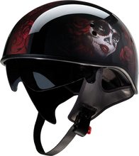 Load image into Gallery viewer, Z1R, Z1R Vagrant Helmet - Red Catrina with Black/Red Finish, Medium (Part Number 0103-1315)
