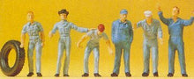 Load image into Gallery viewer, Preiser 14130 HO Scale Mechanics -- pkg(6)