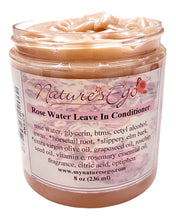 Load image into Gallery viewer, Rose Water Leave In Conditioner (detangler, rose water, rosehip seed oil)