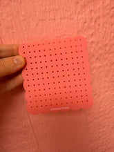 Load image into Gallery viewer, Matte pink travel earring holder
