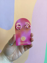 Load image into Gallery viewer, Colorful Summer Stainless Steel Hoops
