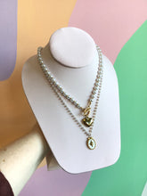 Load image into Gallery viewer, Pearly Chain Star Pendant Necklace