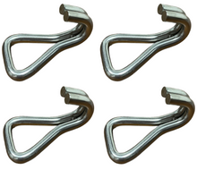 Load image into Gallery viewer, 1" Stainless Steel Double "J" Hooks | 4 PACK