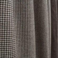 Load image into Gallery viewer, Brown Houndstooth Wool Curtain