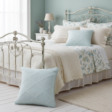 Load image into Gallery viewer, Tache Cotton Seafoam Blue Soothing Pastel Diamond Cushion Covers / Euro Sham (JHW-856)