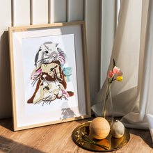 Load image into Gallery viewer, Beaded Bunny Rabbit Wall Decor