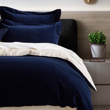 Load image into Gallery viewer, Cotton Velvet Duvet Cover Set