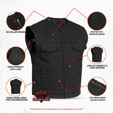 Load image into Gallery viewer, Tredson™ Lowcut Men's Canvas Vest