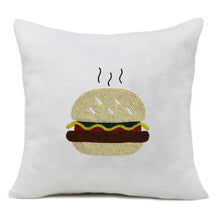 Load image into Gallery viewer, Beaded Happiest Meal Pillow Cover