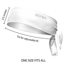 Load image into Gallery viewer, Blue Steel Tie Headband