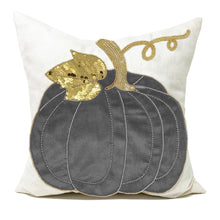 Load image into Gallery viewer, Green Pumpkin Pillow Case