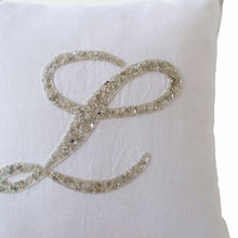 Load image into Gallery viewer, Customized Monogram Letter Throw Pillow Cover