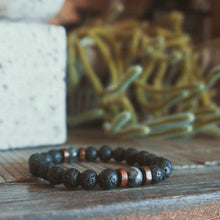 Load image into Gallery viewer, Lava Stone Energy Bracelet | Inner Strength