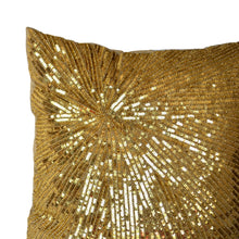 Load image into Gallery viewer, Gold Sequin Pillow