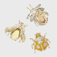 Load image into Gallery viewer, Enamel bug clip set