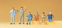 Load image into Gallery viewer, Preiser 14009 HO Scale Truckers -- pkg(6)