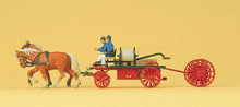 Load image into Gallery viewer, Preiser 30425 HO Scale Emergency - Horse-Drawn Fire Equipment -- Hand Pumper