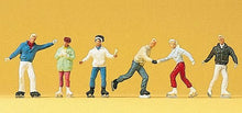 Load image into Gallery viewer, Preiser 10315 HO Scale Sports &amp; Recreation -- Ice Skaters pkg(6)