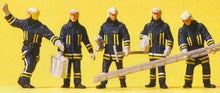 Load image into Gallery viewer, Preiser 10484 HO Scale Emergency - German Firefighters Unpainted Figure Set (5)
