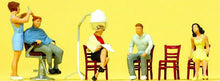 Load image into Gallery viewer, Preiser 10569 HO Scale Working People -- At the Hairdresser pkg(5)