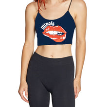 Load image into Gallery viewer, Illinois Fighting Illini Lips Spaghetti Tank
